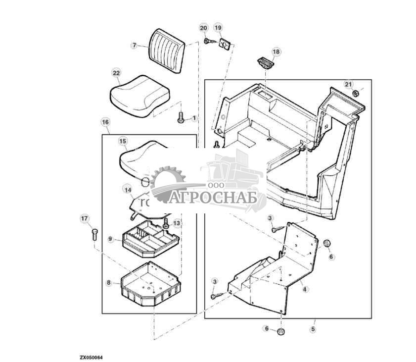 Пульт управление сиденьем  пассажирское сиденье 